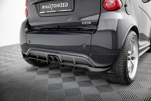 Diffuser med vertikala stag för Brabus Smart Fortwo C451 Facelift