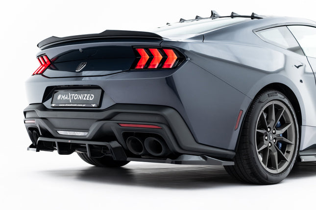 Diffuser med vertikala stag för Ford Mustang Dark Horse MK7