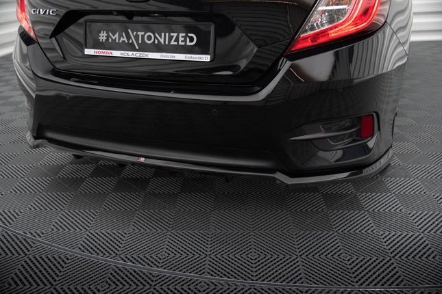 Diffuser med vertikala stag för Honda Civic MK10