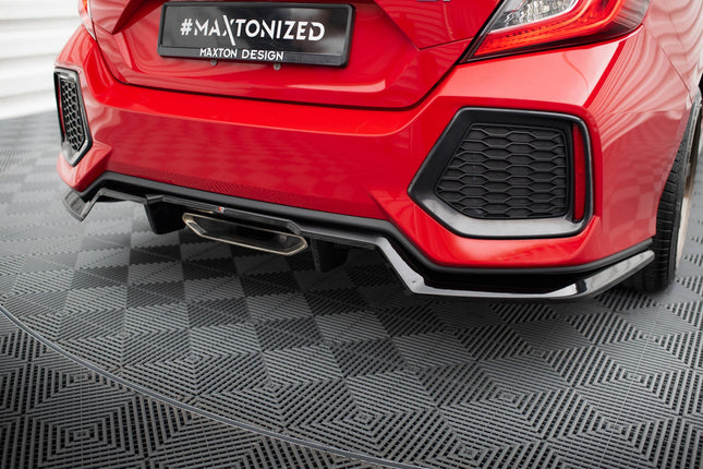 Diffuser med vertikala stag för Honda Civic SI MK10