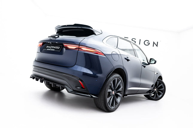 Diffuser med vertikala stag för Jaguar F-Pace R-Sport X761 Facelift