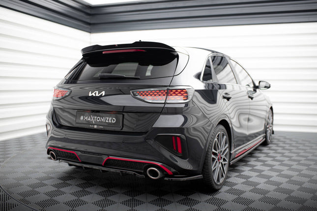 Diffuser med vertikala stag för Kia Ceed GT MK3 Facelift