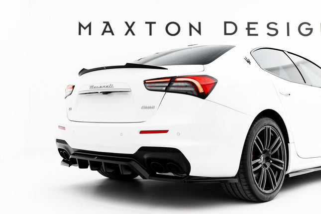 Diffuser med vertikala stag för Maserati Ghibli Modena MK3 Facelift