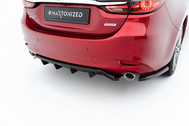 Diffuser med vertikala stag för Mazda 6 Sedan MK3 Facelift