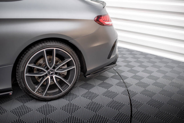 Diffuser med vertikala stag för Mercedes C43 C205 Facelift/A205 Facelift