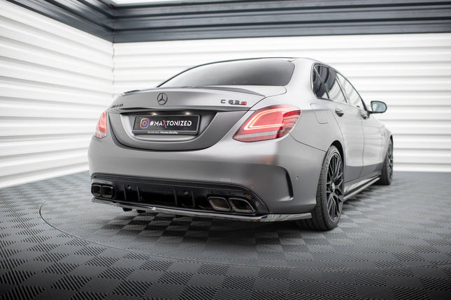 Diffuser med vertikala stag för Mercedes C63 W205 Facelift