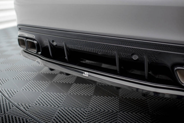 Diffuser med vertikala stag för Mercedes C63 W205 Facelift
