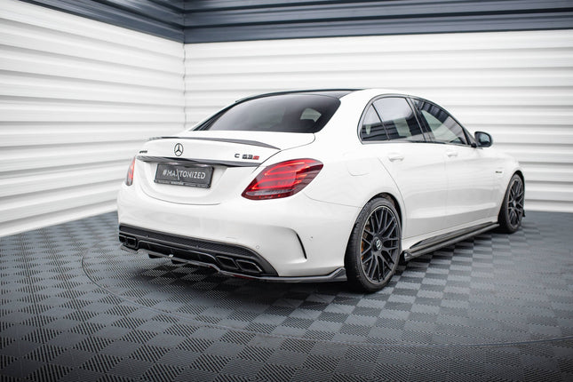 Diffuser med vertikala stag för Mercedes C63 W205/S205