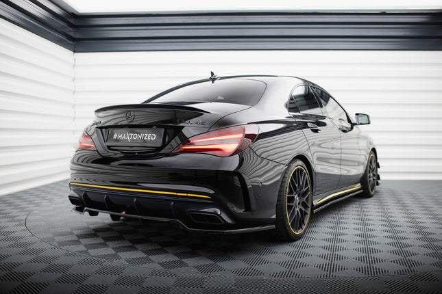 Diffuser med vertikala stag för Mercedes CLA 45 C117 Facelift