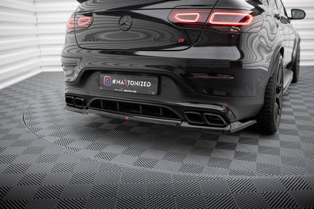 Diffuser med vertikala stag för Mercedes GLC 63 Coupé C253 Facelift