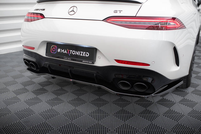 Diffuser med vertikala stag för Mercedes GT 43 4-dörrars Coupé V8 Styling Package X290