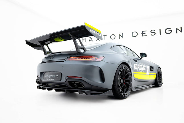 Diffuser med vertikala stag för Mercedes GT C C190 Facelift