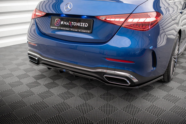 Diffuser med vertikala stag för Mercedes C-Klass AMG-Line W206
