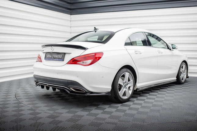 Diffuser med vertikala stag för Mercedes CLA C117 Facelift