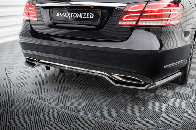 Diffuser med vertikala stag för Mercedes E-Klass W212 Facelift