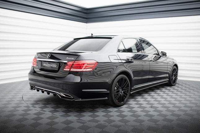 Diffuser med vertikala stag för Mercedes E-Klass W212 Facelift
