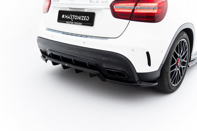 Diffuser med vertikala stag för Mercedes GLA 45 X156 Facelift