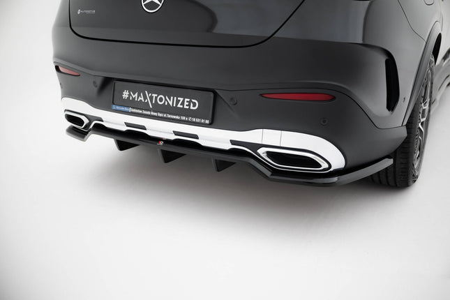 Diffuser med vertikala stag för Mercedes GLC Coupé AMG-Line C254