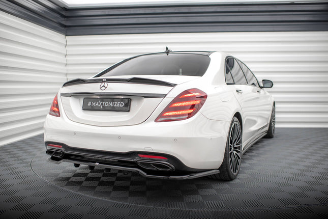 Diffuser med vertikala stag för Mercedes S-Klass AMG-Line W222 Facelift