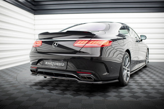 Diffuser med vertikala stag för Mercedes S-Klass Coupé AMG-Line C217 Facelift