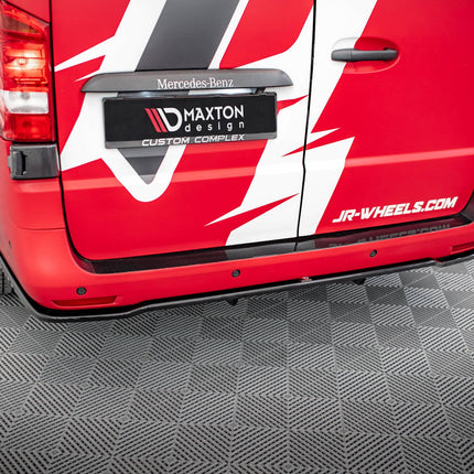 Bakre splitter med vertikala stag för Mercedes Vito Lång/V Lång W447 Facelift/Facelift 2