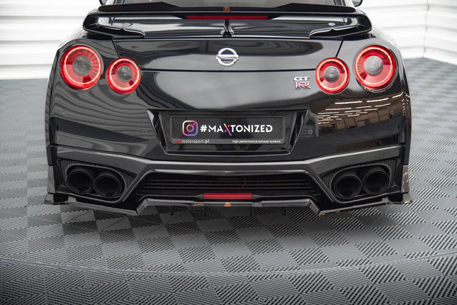 Diffuser med vertikala stag för Nissan GTR R35 Facelift