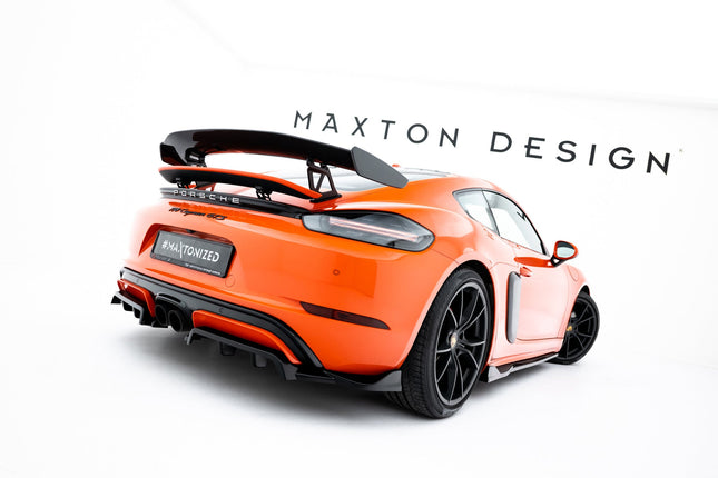 Diffuser med vertikala stag för Porsche 718 Cayman GTS 982c