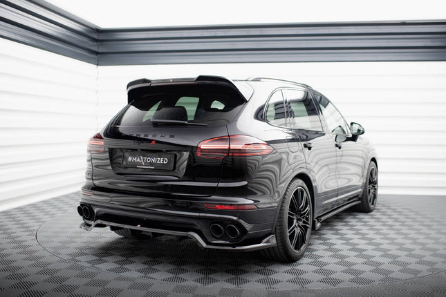 Diffuser med vertikala stag för Porsche Cayenne MK2 Facelift