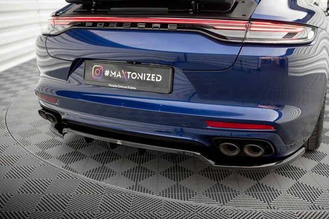 Diffuser med vertikala stag för Porsche Panamera E-Hybrid 971 Facelift