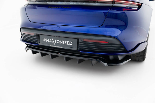 Diffuser med vertikala stag för Porsche Taycan Turbo S MK1