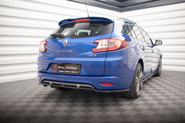 Diffuser med vertikala stag för Renault Megane GT-Line Grandtour MK3 Facelift