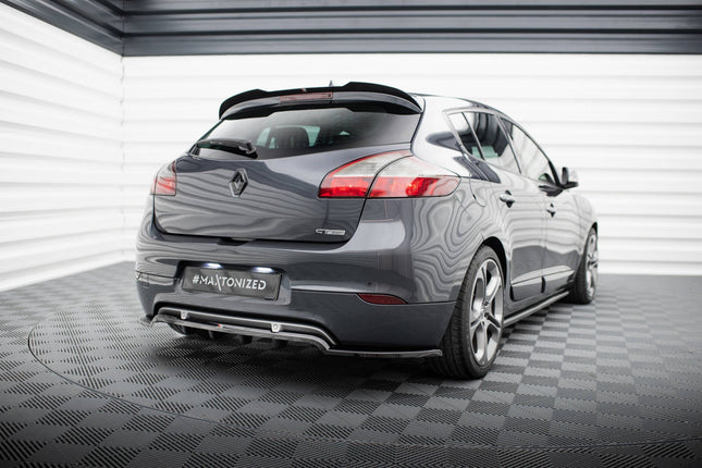 Diffuser med vertikala stag för Renault Megane GT MK3 Facelift