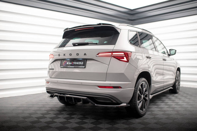 Diffuser med vertikala stag för Skoda Karoq Sportline MK1 Facelift