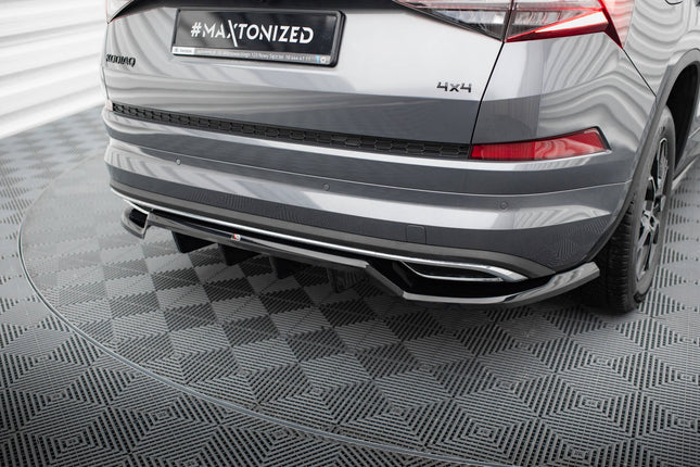 Diffuser med vertikala stag för Skoda Kodiaq Sportline MK1/MK1 Facelift
