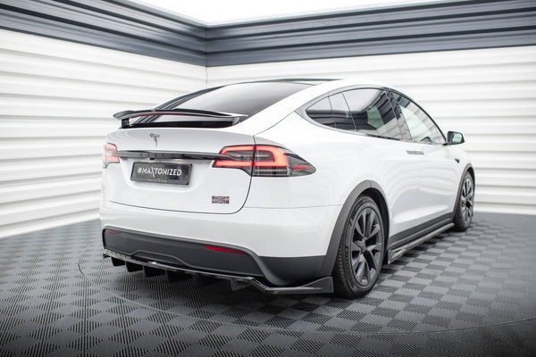 Diffuser med vertikala stag för Tesla Model X MK1 Facelift