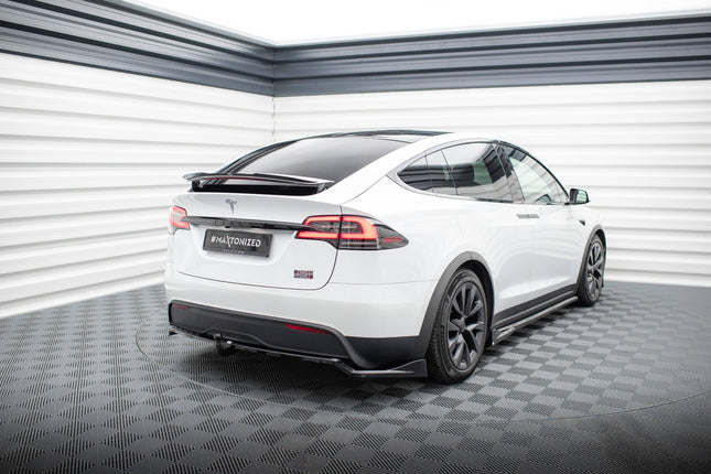 Diffuser med vertikala stag för Tesla Model X MK1 Facelift