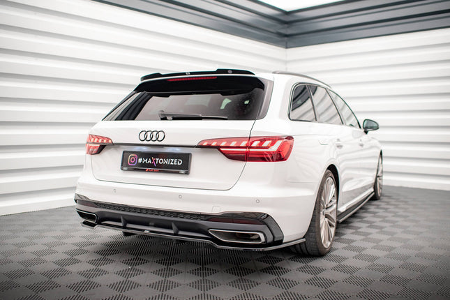 Diffuser V.1 med vertikala stag för Audi A4 S-Line B9 Facelift