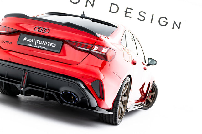 Diffuser V.1 med vertikala stag för Audi RS3 Sedan 8Y Facelift