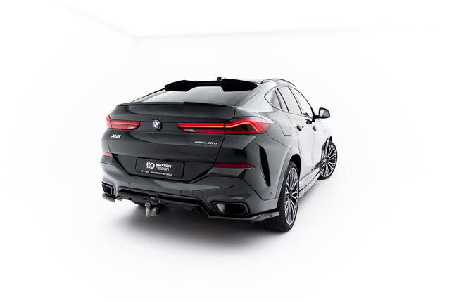 Diffuser V.1 med vertikala stag för BMW X6 M-Paket G06 Facelift