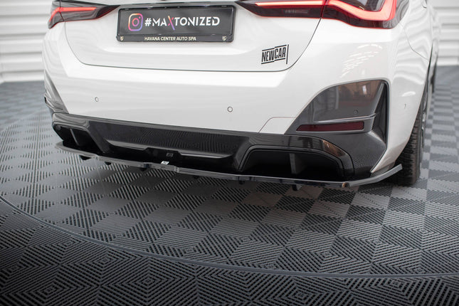 Diffuser V.1 med vertikala stag för BMW i4 M-Paket G26