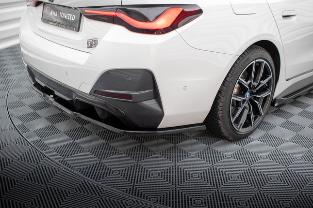 Diffuser V.1 med vertikala stag för BMW i4 M-Paket G26