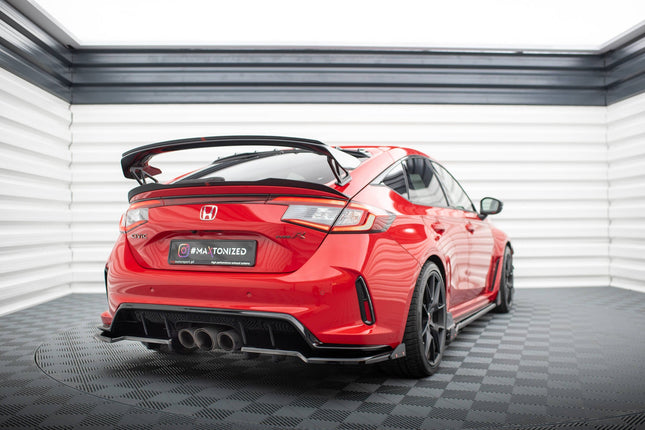 Diffuser V.1 med flaps och vertikala stag för Honda Civic Type-R MK11