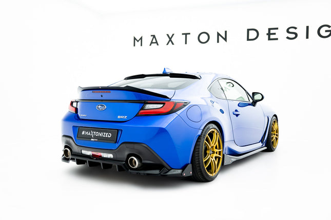 Diffuser V.1 med flaps och vertikala stag för Subaru BRZ MK2