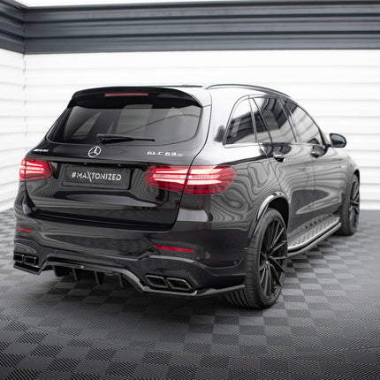 Bakre splitter V.1 med vertikala stag för Mercedes GLC 63 SUV X253