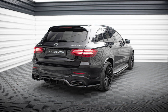 Bakre splitter V.1 med vertikala stag för Mercedes GLC 63 SUV X253