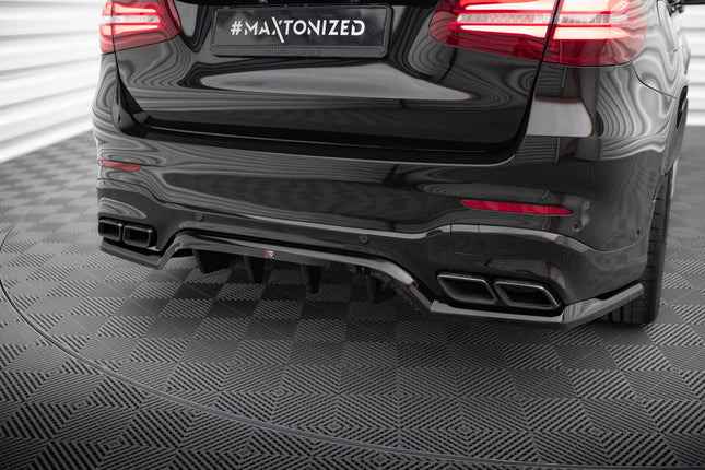 Bakre splitter V.1 med vertikala stag för Mercedes GLC 63 SUV X253