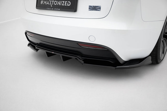 Diffuser V.1 med vertikala stag för Tesla Model 3 Performance MK1 Facelift