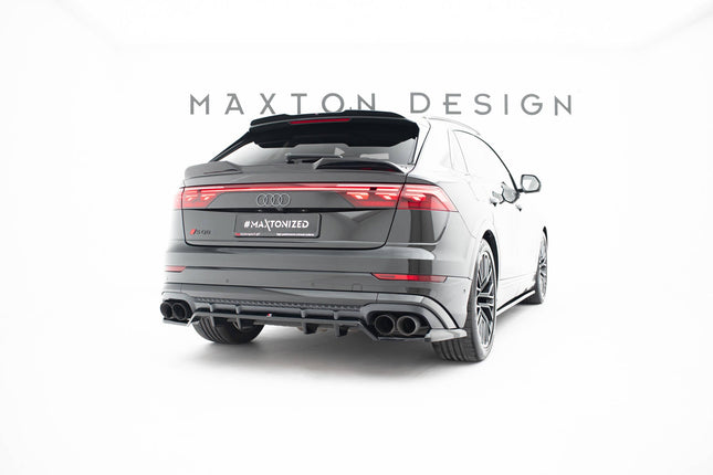 Diffuser V.2 med vertikala stag för Audi Q8 S-Line/SQ8 MK1 Facelift
