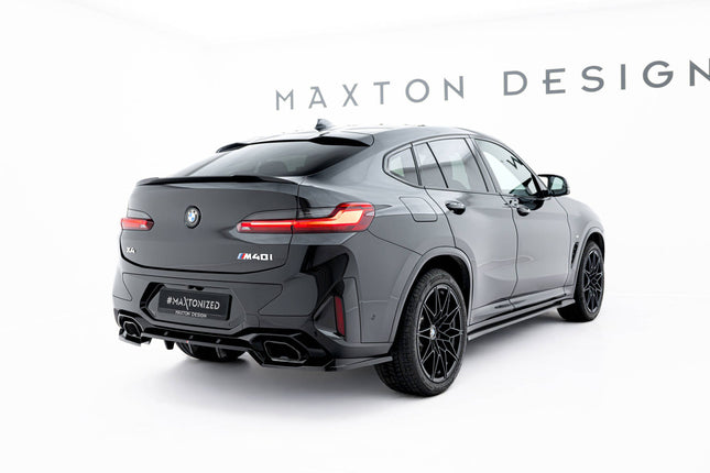 Diffuser V.2 med vertikala stag för BMW X4 M-Paket G02 Facelift