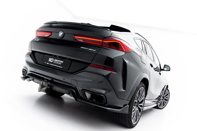 Diffuser V.2 med vertikala stag för BMW X6 M-Paket G06 Facelift